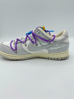 Dunk Low Off-White ホワイト/パープル NIKE × OFF-WHITE/ナイキ × オフホワイト】DUNK LOW 1 OF 50 