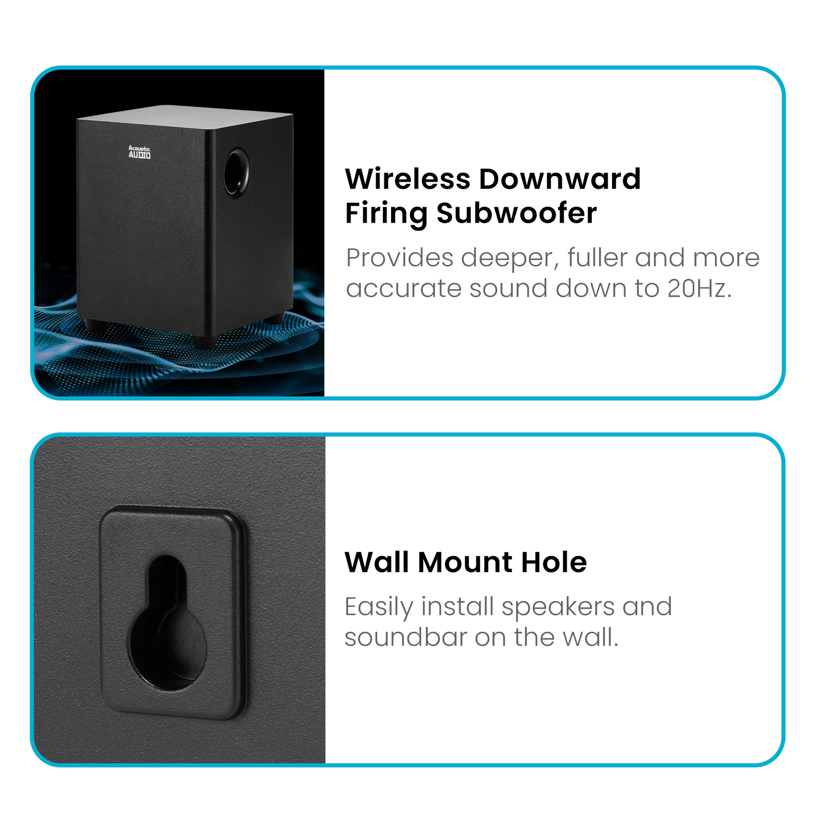 Acoustic Audio Surround Sound Home Theater Sound Bar with