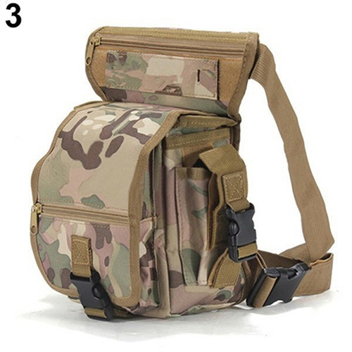 BOLSO TACTICO MILITAR para la Pierna Cintura Canguro Bolsa Mochila Riñonera - Imagen 4 de 10