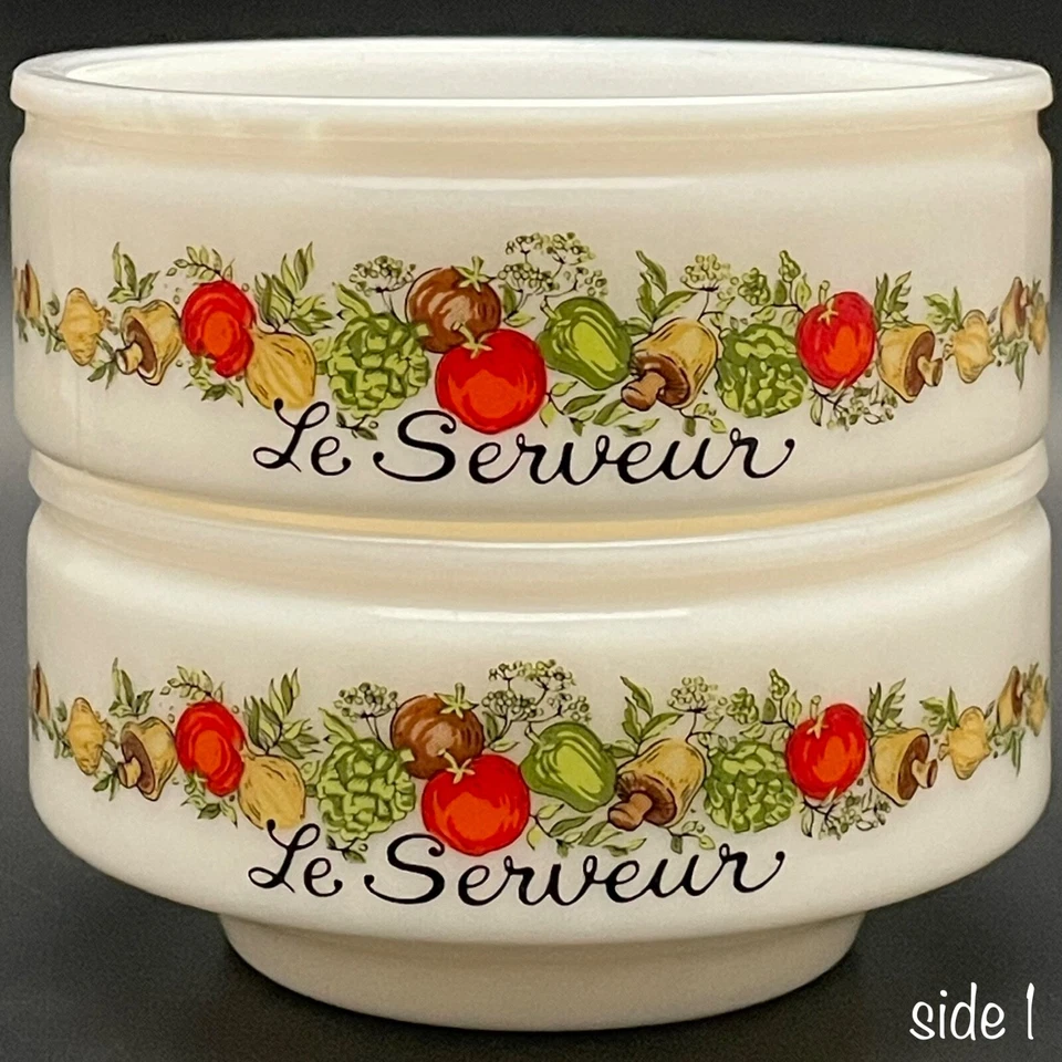 Cuencos de condimentos compatibles con Gemco Corning Ware Spice of Life Le Serveur 2 piezas EE. UU. Foto 3 de 4