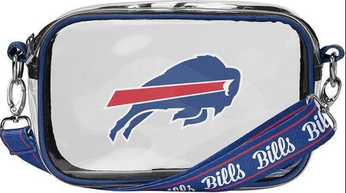 Buffalo Bills Logo Stripe Clear Crossbody Bag | eBay