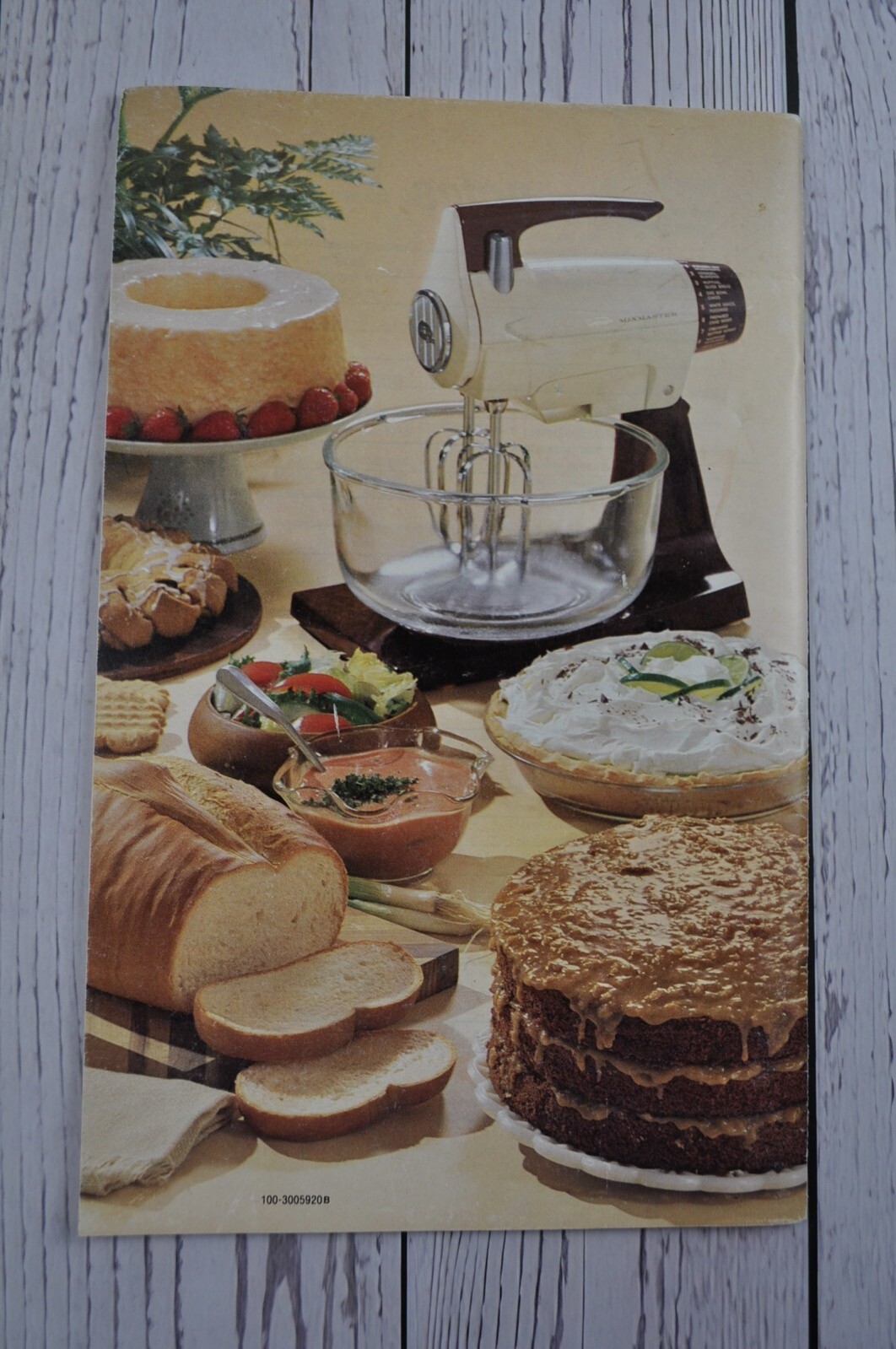 Vintage Sunbeam Deluxe Mixmaster Food Mixer Recipe Book & Instructions 1979