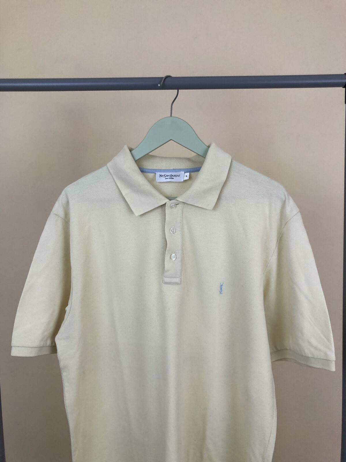 Yves Saint Laurent T Shirt Polo Manica Corta Taglia XL Uomo