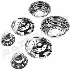 Chrome 19.5 Wheel Simulator Liner+Center Caps...