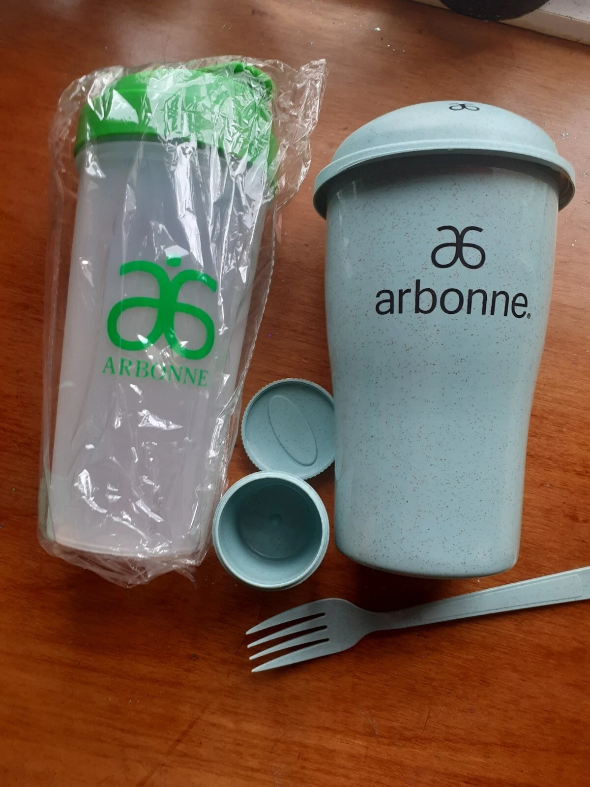 Arbonne Salad Cup And Protein Shaker Cup
Opens in a new window or tab