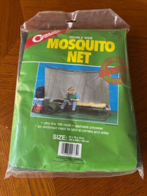 Coghlan's Double Wide Ultra-fine Net, Green, Mesh Netting Protects from Bugs