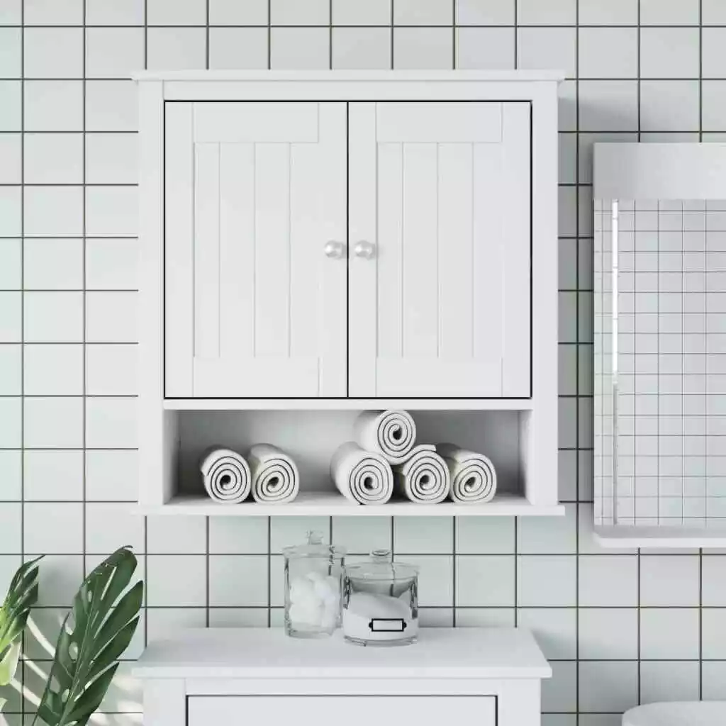 Solid wood bathroom wall cabinets outlet