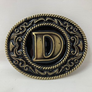 letter d belt buckle