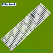 Full set LED Backlight Strips SVG600A26_Rev02_UHD_151215 For Vizio E60U-D3