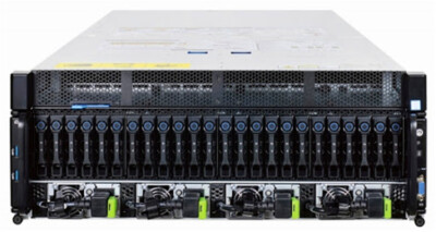 Quanta D52G-4U 10GPU Server 24X2.5''（8x NVME）/4X1600W/support Intel LGA-3647 CPU