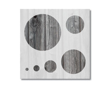Circles Stencil, Durable Flexible Handmade Mylar Reusable Template, 389