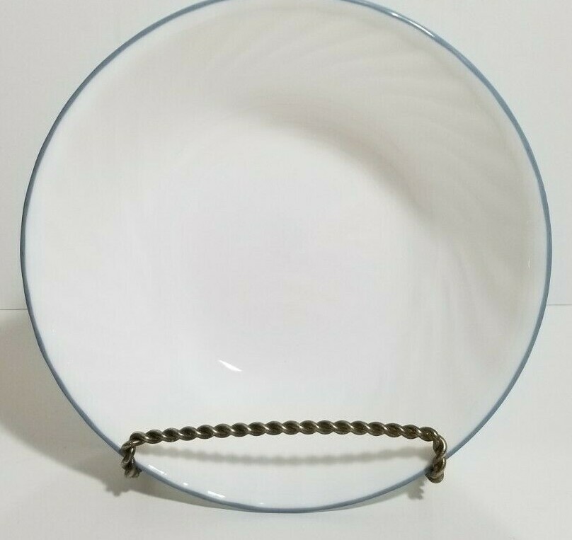 Corelle Pink Trio Round Soup Cereal Bowl with White Swirl Design  