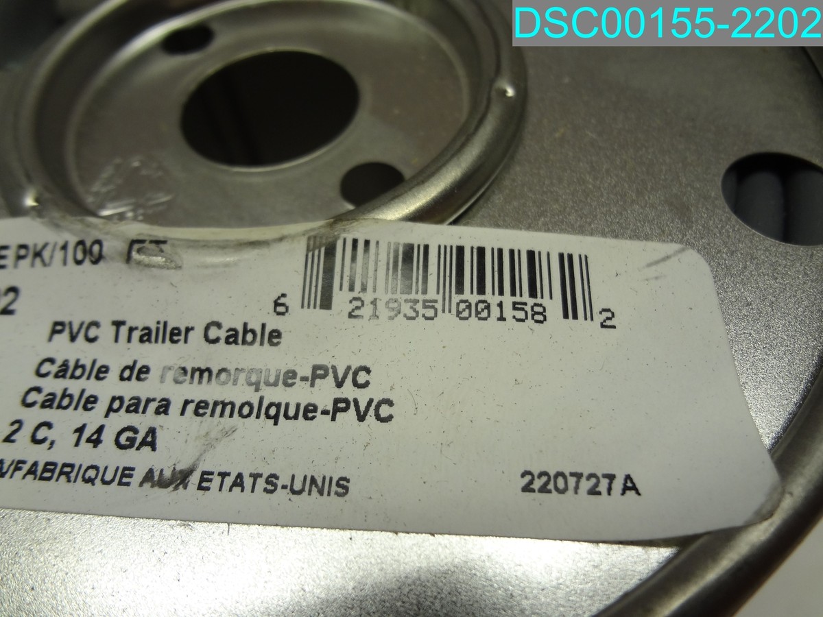 GROTE 14/2 PVC Trailer Brake Cable 82-5502 621935001582 | eBay