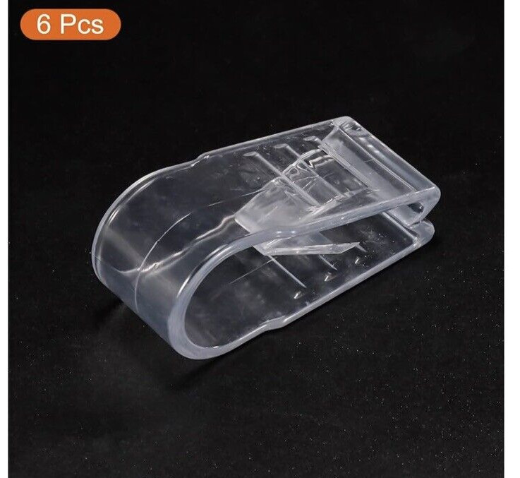 PATIKIL Quilt Cover Clips,6pcs No Pins Plastic Duvet Clips NEW!!