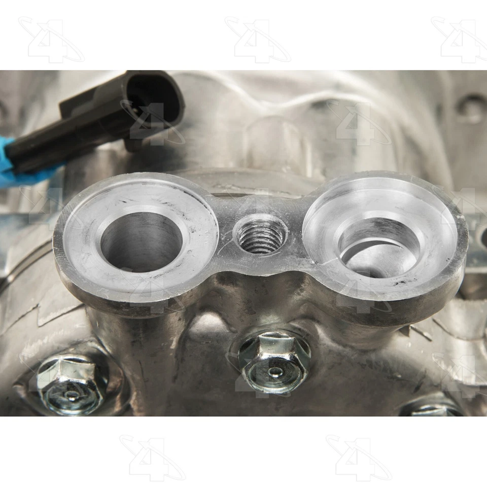 Compressor A/C Chevrolet C5500 Kodiak 6.6L V8 2008-2009 4 estações 744ME53 - Imagem 4 de 4