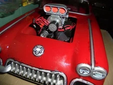 PARMA RC 1/10 hemi vette ....RARE rotating engine..& sound w / video.!!