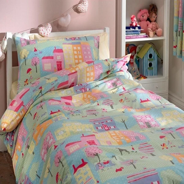 PB Summer Town Kids Duvet Cover Set
