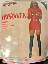 Spooktacular Creations Prisoner Halloween Costume Women Medium
