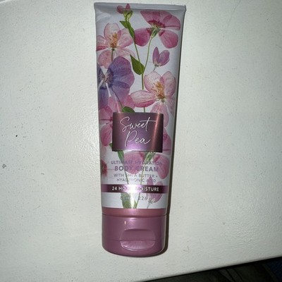 Bath Body Works SWEET PEA Triple Moisture Body Cream, 8 oz/226 g NEW