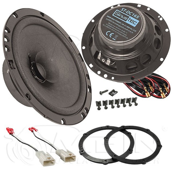 Sinustec Auto Lautsprecher FüR Peugeot 107 2005-2014 Front Vorn 1-Weg 300W #A2A1-image