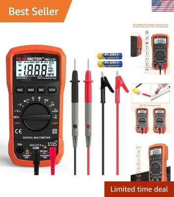 Compact Digital Multimeter - Essential Tool for Accurate Measurements and Safety