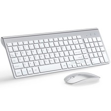 Juego De Teclado Y Mouse Inalambrico Compacto Con Conexion De 2.4 GHZ Pro