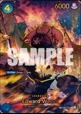 Op14 One Piece Card Edward Weevil EB01-023 SP Foil EN