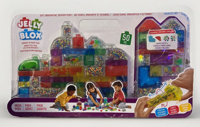 Jelly Blox Mega Pack 50 pc Holiday Stem Kids Build NEW