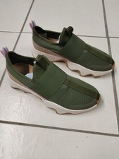 Sorel Women's Kinetic Impact II Strap Trainers Utility Green, Pink Dawn NEW
