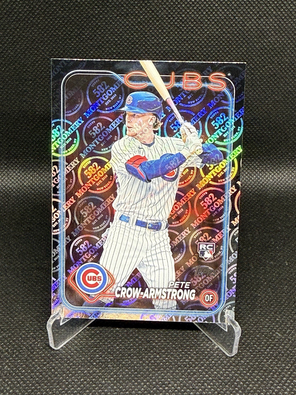 2024 Topps 582 Montgomery Club Complete Set Pete Crow-Armstrong #407 Foil RC