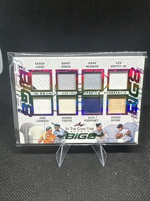 2025 Leaf In The Game Used - The Big 8 Rainbow Holo #b8-10 /5