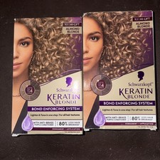 2 Schwarzkopf Keratin Blonde Hair Dye, Almond Blonde 11.1 HiLift Permanent Color