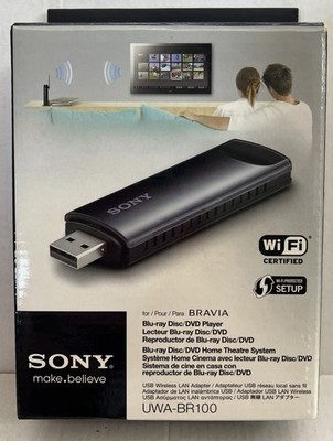 Sony UWA-BR100 USB Wireless LAN Adapter Wi-Fi Dongle for Smart TVs & Devices