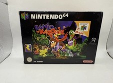 Banjo Kazooie Nintendo 64 N64 PAL Game Boxed with Manual Mint tested and working