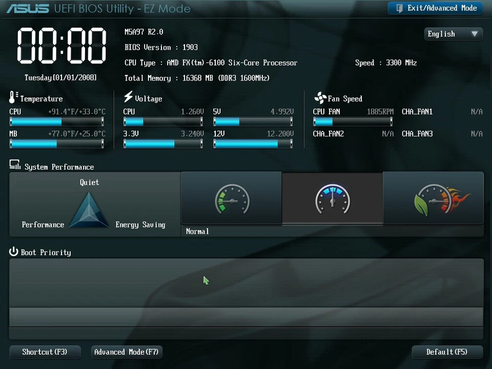 ASUS M5A97 R2.0 ATX motherboard AMD FX-6100 3.3GHz 6 CORES 16GB CORSAIR DDR3 RAM - Image 2 of 4
