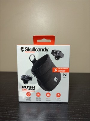 Skullcandy Push 720 Open Black Bluetooth Ear-hook Headphones Wireless Charging
