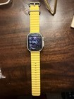 Apple Watch Ultra 49mm Titanium Case w/ Yellow Ocean Band (GPS+Cellular)