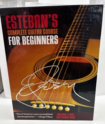 Esteban Complete Guitar Course For Beginners DVD Set 2 DVDs Book Chord Chart