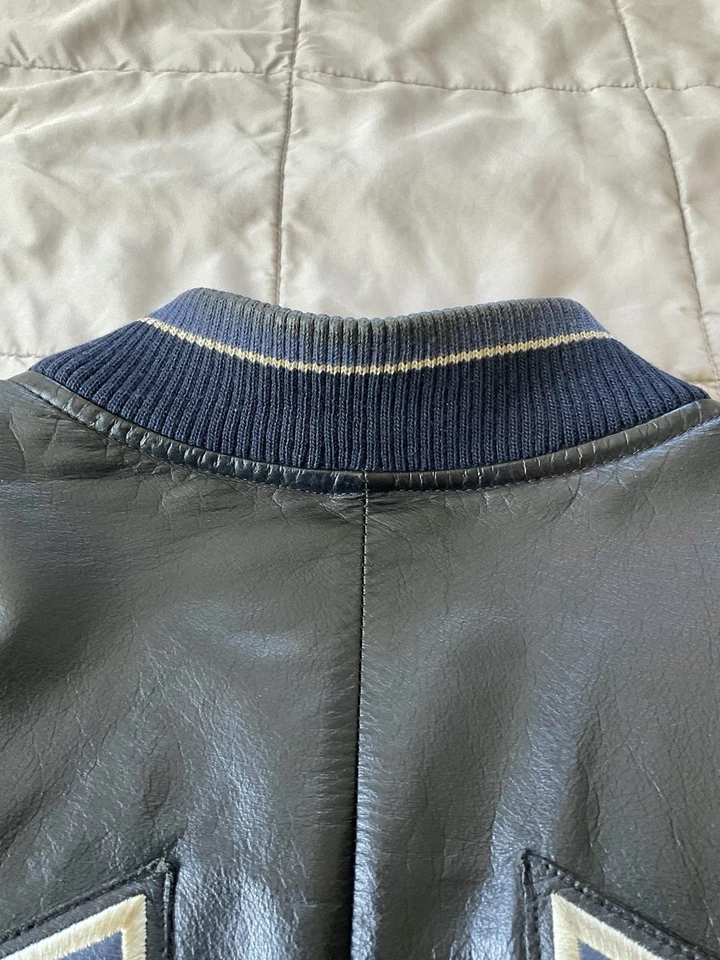 Vintage Yankees Leather Jacket Ownd By Former Player Manager, Chalamet Style - Image 4 of 4