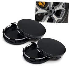 4PCS Wheel Center Caps, Center Caps for Rims, 2.36" OD 2.2" ID Anti Black