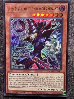Yugioh Dark Magician, The Pharaoh's Servant MAMO-EN001 Ultra Rare 1st Edition NM