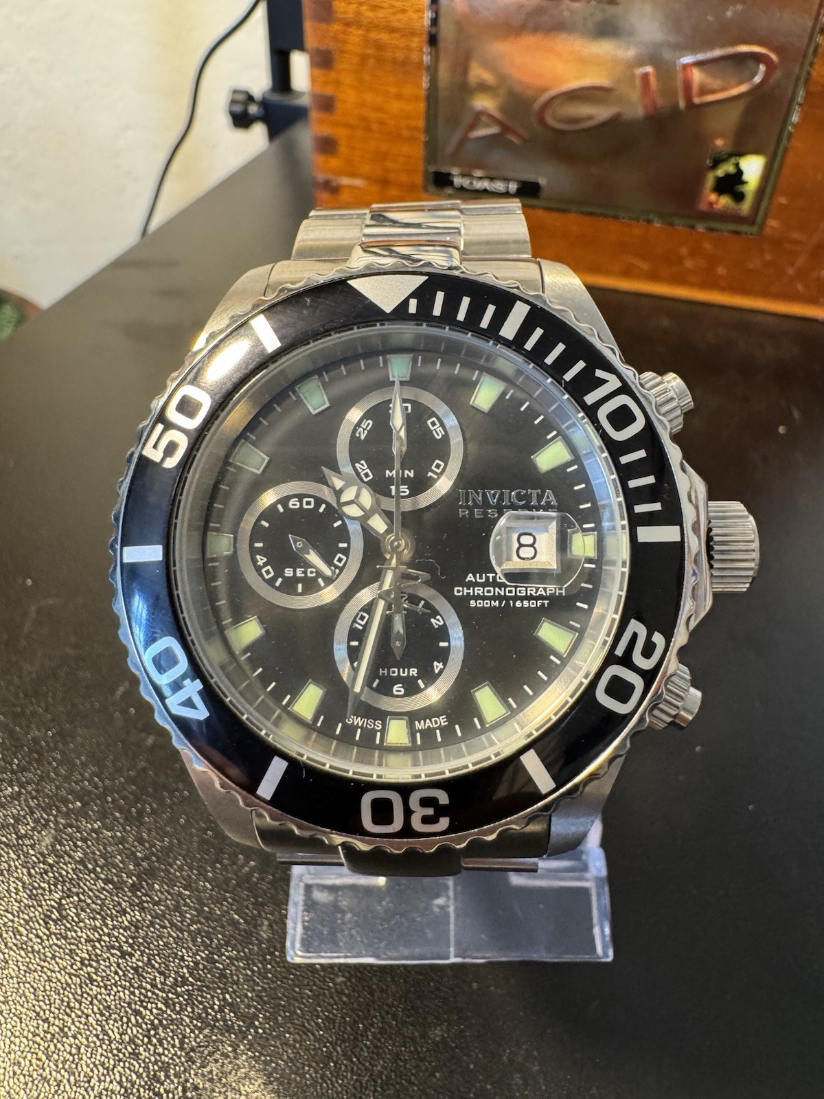 invicta pro diver reserve #6892 Swiss Made, Valjoux 7750 Automatic