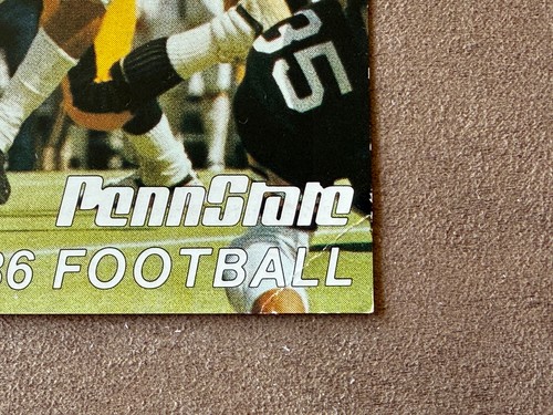 CFB 1986 PENN STATE ST Football Schedule SHANE CONLAN White Jersey BUFFALO BILLS - Picture 2 of 3