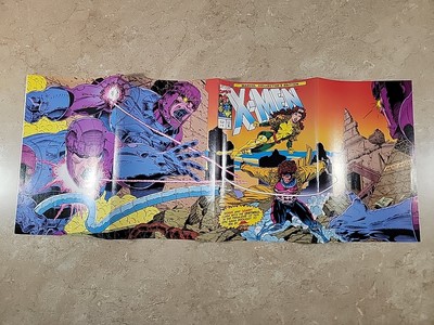 X-Men Marvel Collector s Edition Rogue & Gambit Pizza Hut Edition 1993 Gatefold