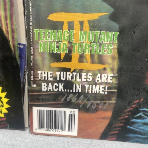 Lot Of 2 Signed TMNT Teenage Mutant Ninja Turtles III Magazine Auto Low # - Picture 9 of 24