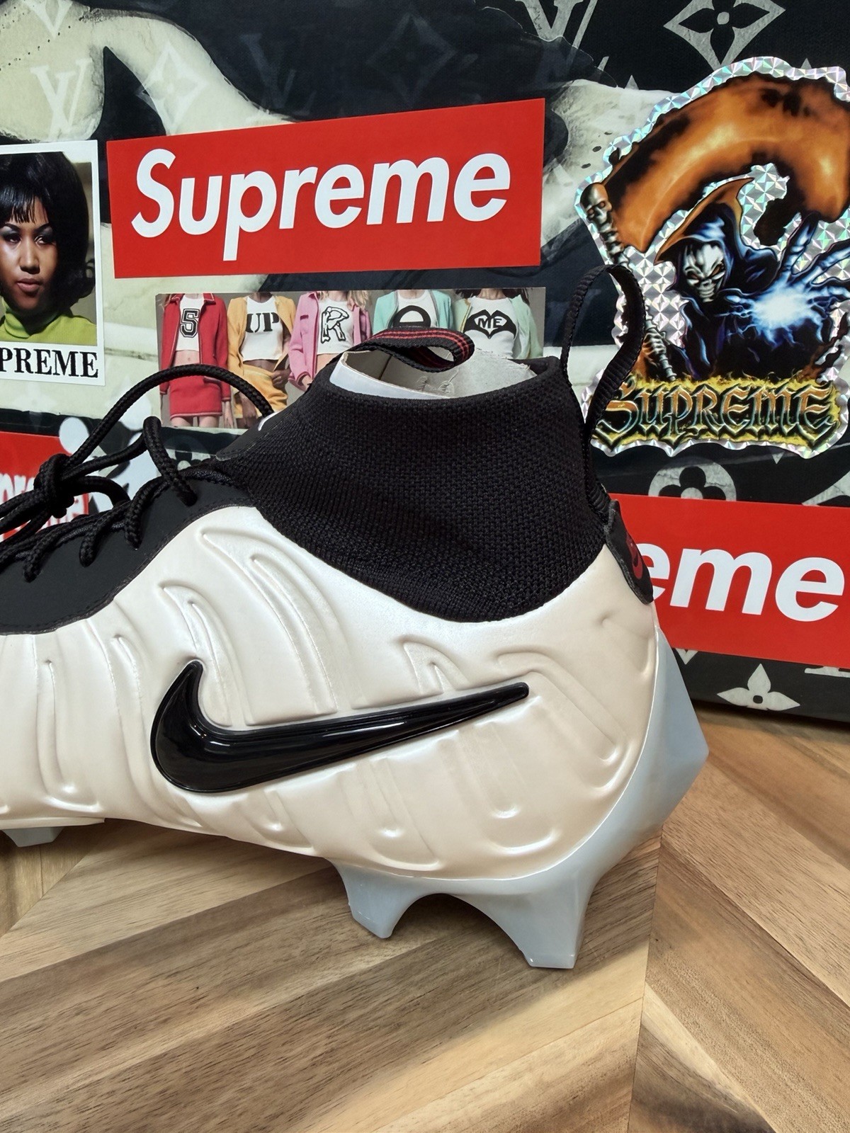 Nike Vapor Posite Pro Pearl Foam Football Cleats Size HM6870 200 Men’s 13.5 image 3
