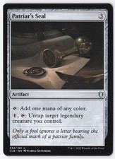 Patriar's Seal Normal U Commander Legends: Battle for Baldur's Gate 332 NM