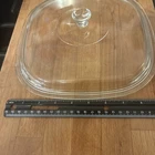 Vintage PYREX P-10-C-1 Clear Glass Square Replacement Lid ONLY