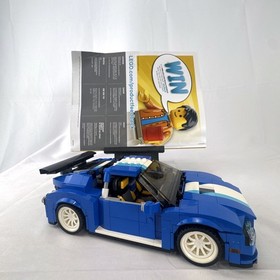 LEGO Creator 3in1 31070 Turbo Track Racer Blue Sports Car Instructions Manual