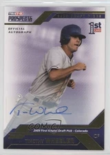 2009 TRISTAR Prospects Plus Gold Auto /50 Tim Wheeler #26 Auto